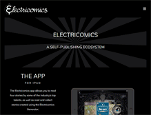 Tablet Screenshot of electricomics.net